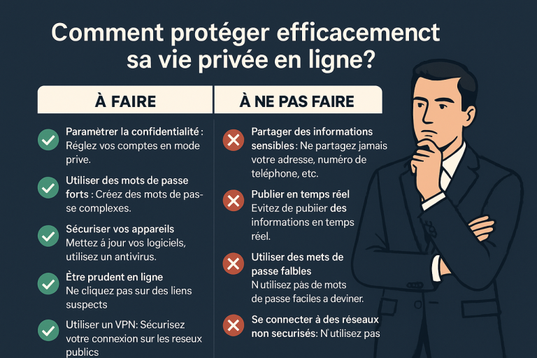 Comment protéger efficacement sa vie privée en ligne ?
